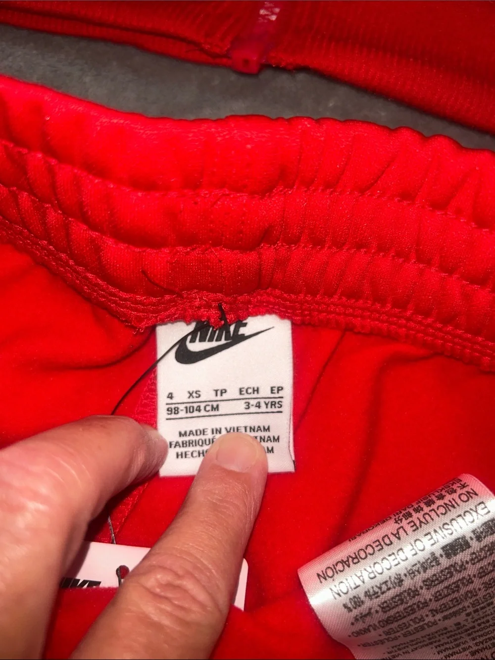 Nike vibrant red